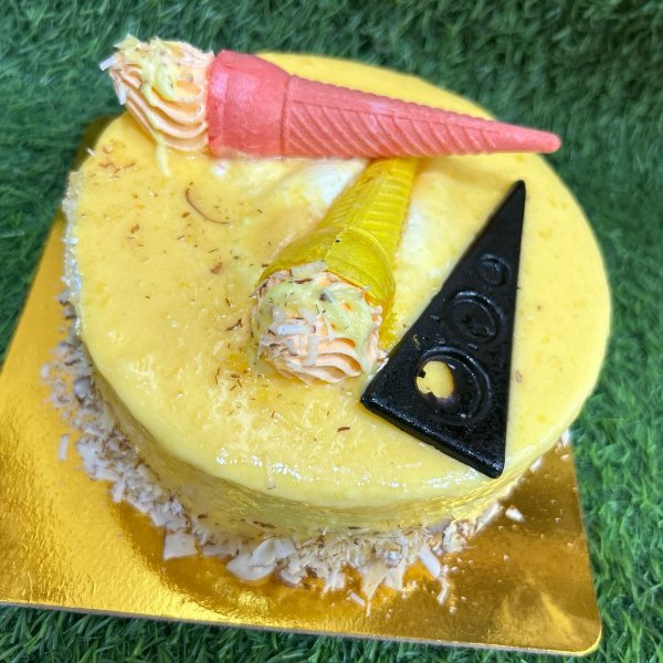 Mango kulfi cake