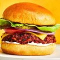 Chilli Cottage Cheese Steak Burger