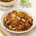 veg mushroom noodles