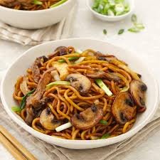 veg mushroom noodles
