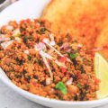Special Chicken Khima Pav