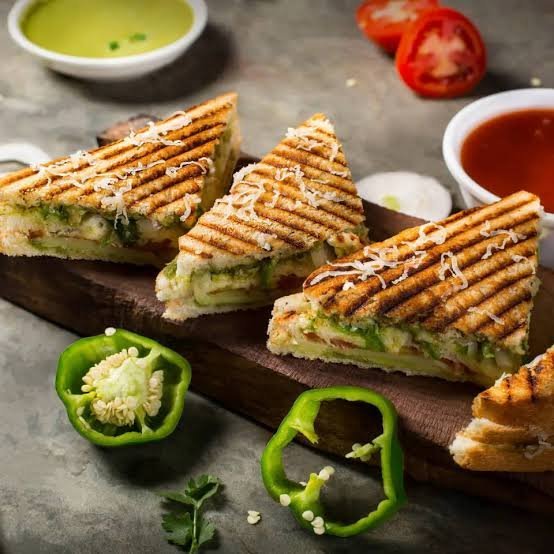 Paneer cheese sandwich