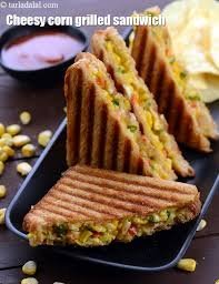 Corn cheese sandwich