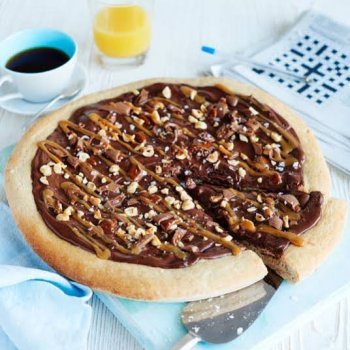 Chocolate pizza