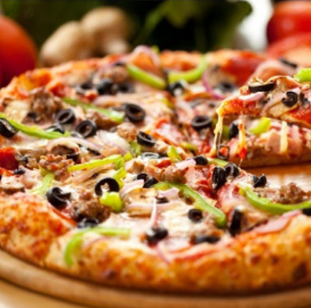 onine capcicum pizza