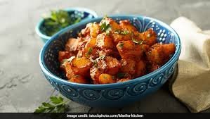 Aloo ke Gutke - Mushroom