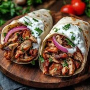 3 chicken shawarma 