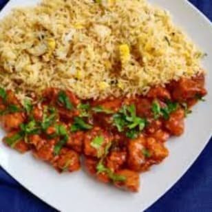 chicken manchurian rice