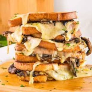 mushroom $ cheese sandwich 
